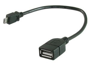 KABEL USB MICRO (M) - USB (Ż)  20 CM